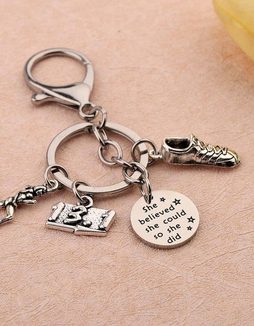 Load image into Gallery viewer, Runner Gifts Running Gift Runner Keychain Jewelry Running Gifts
