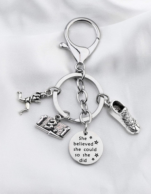 Load image into Gallery viewer, Runner Gifts Running Gift Runner Keychain Jewelry Running Gifts
